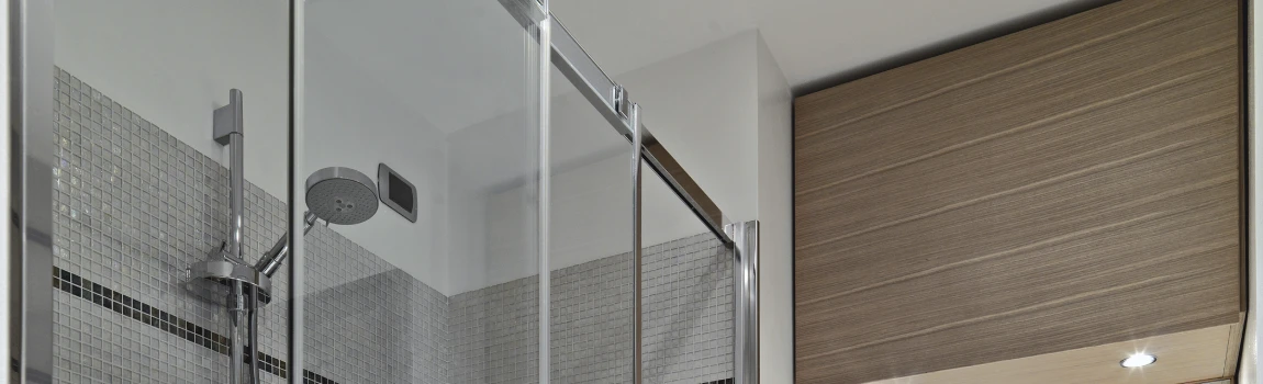 Frosted Glass Shower Doors in Southwest Edmonton